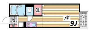 セジュール鈴蘭台の物件間取画像